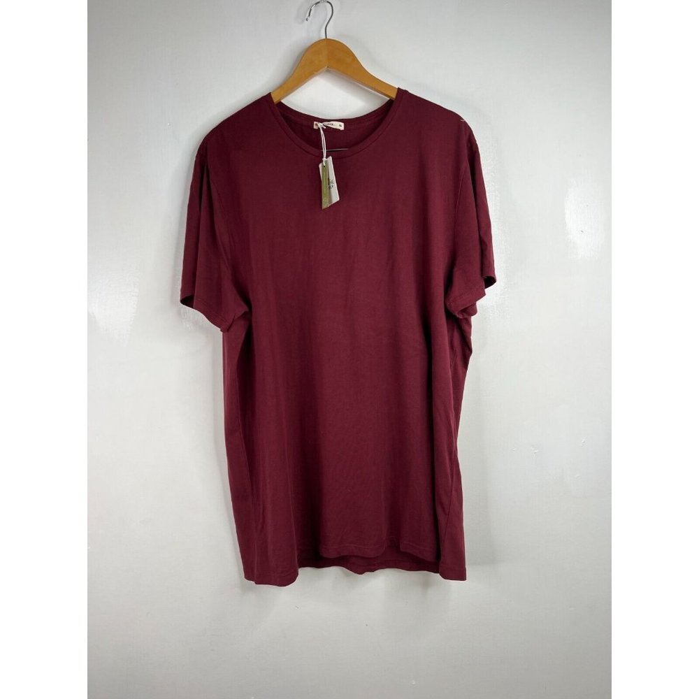 Marine Layer T-Shirt Mens Sz XL Maroon Short Sleeved New